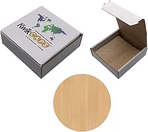 KwikCaps Self Adhesive Screw Cover Caps - Light Sorano (Ferrara) Oak / Vicenza Oak (875) H1334 ST9 / H3157 ST12