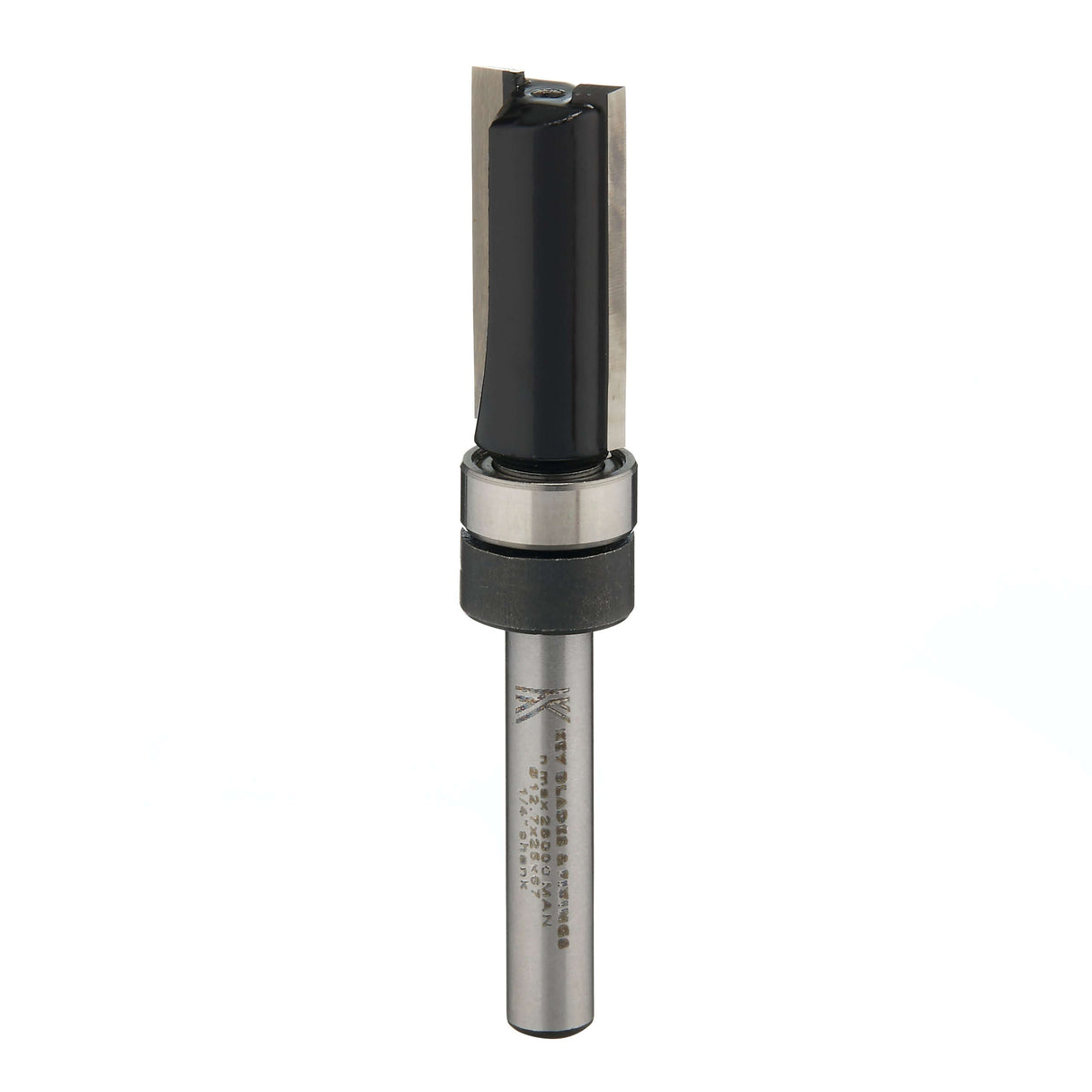 Key Blades Router Cutter 1/4" x 12mm x 25.4mm Top Bearing Cutter  - R9