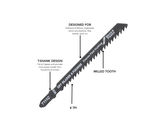 Key Blades T111C Jigsaw Blades 5 Pack - 1133