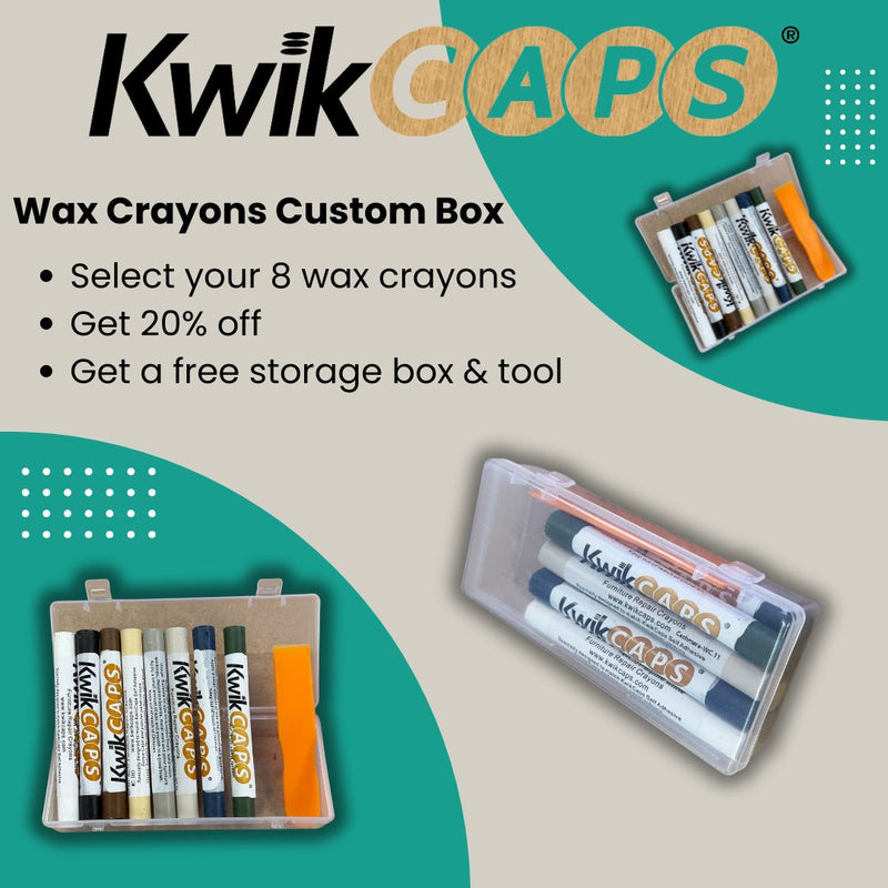 KwikCaps Furniture Cera suave para retocar crayón piedra gris Egger U727 ST9 (053)