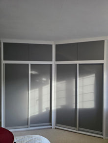 Bedrooms Plus sliding wardrobe doors installed by Webb Bespoke Interiors