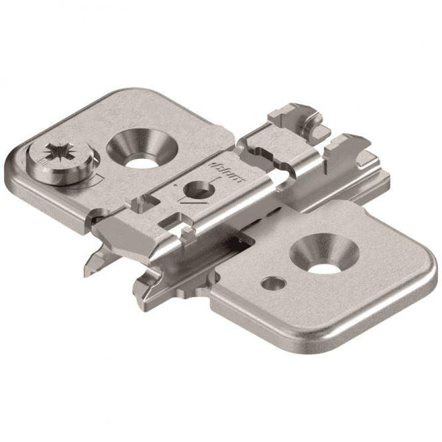 Blum Clip Mounting Plate, Cruciform, 0mm Nickel 173H7100 - Bedrooms Plus