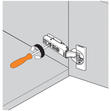 Blum Cliptop Soft Close 95° Hinge Sprung N.P. Nickel 71B3550 - Bedrooms Plus