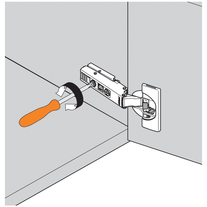 Blum Cliptop Soft Close 95° Hinge Sprung N.P. Nickel 71B3550 - Bedrooms Plus