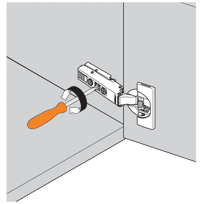 Blum Cliptop Soft Close 95° Hinge Sprung N.P. Nickel 71B3550 - Bedrooms Plus