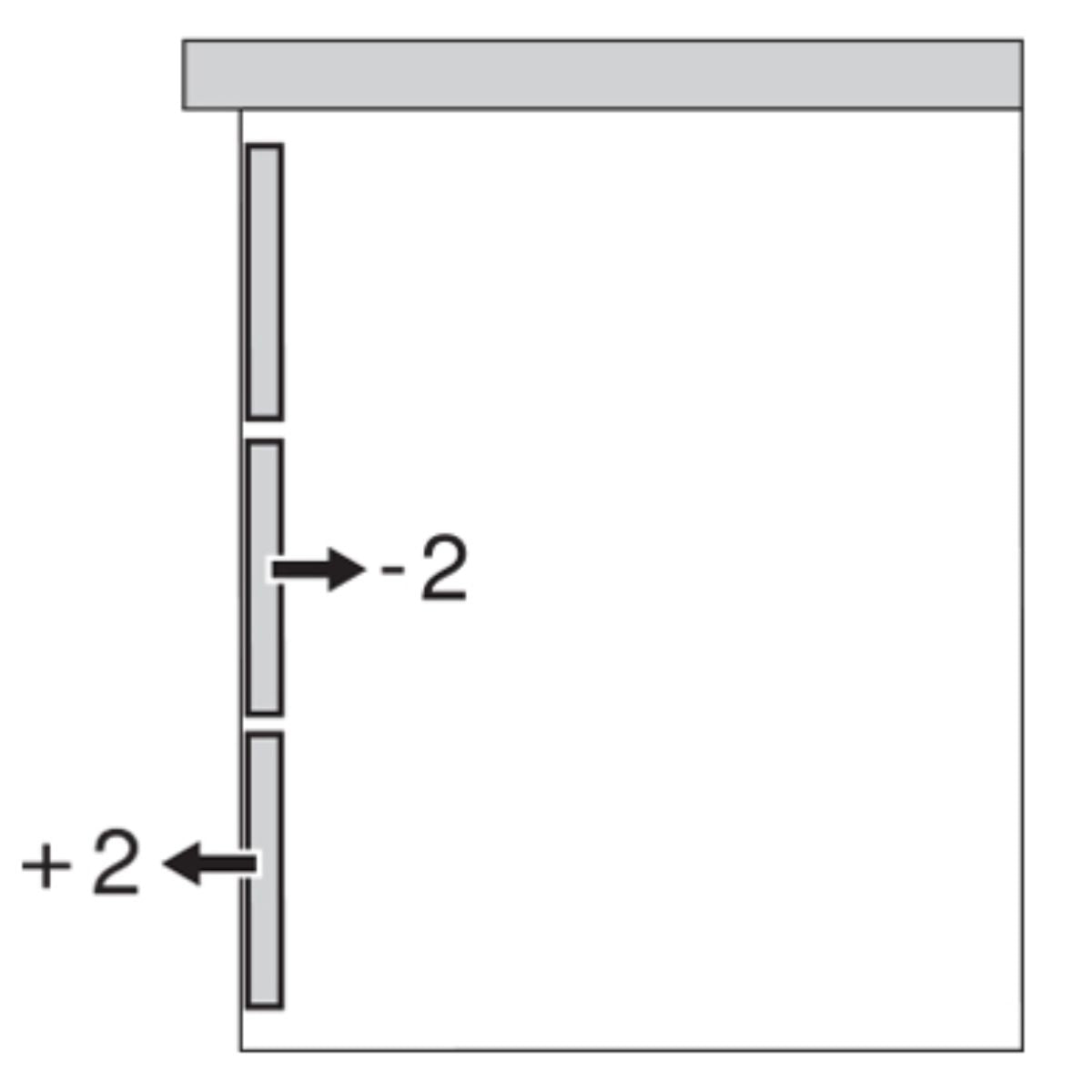 Blum MOVENTO Depth Adjustment - Left & Right - 298.7600 - Bedrooms Plus