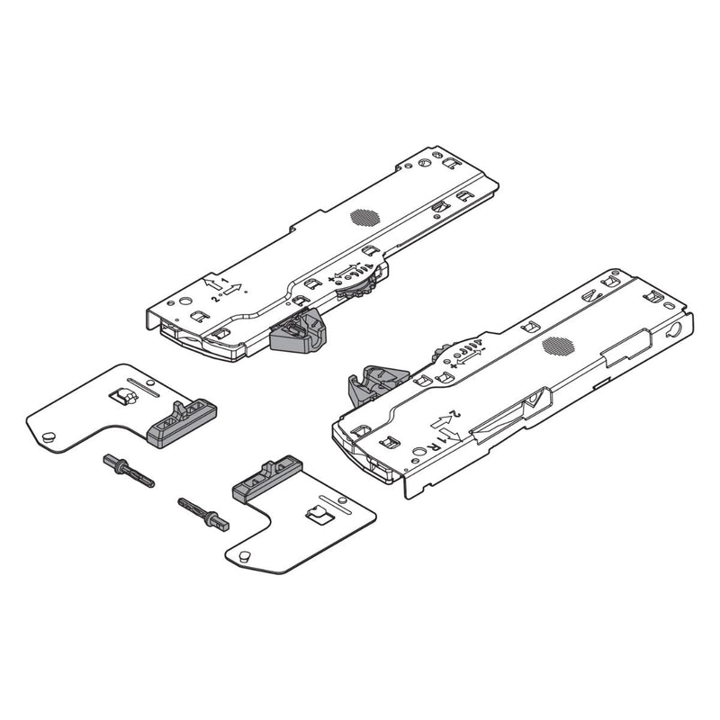 Blum TIP - ON BLUMOTION Latch 350 - 750 mm | LEGRABOX/MOVENTO. - Type L3 - T60L7540 - Bedrooms Plus