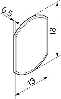 Blum Tip - On for Doors. Long Version With Magnet - Carbon Black / Platinum Grey / Silk White 956A1004 - Bedrooms Plus