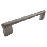 Broxburn Knurled Bar Handle 192mm - Stainless Steel Effect Cabinet Door Handles - Bedrooms Plus