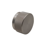 Broxburn Knurled Knob Handle - Stainless Steel Effect Cabinet Door Handles - Bedrooms Plus