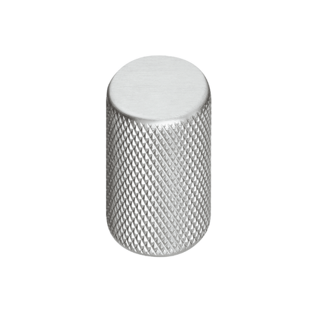 Broxburn Knurled Knob Handle - Stainless Steel Effect Knurled Cabinet Door Handles - Bedrooms Plus