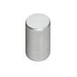 Broxburn Knurled Knob Handle – Stainless Steel Effect Knurled Cabinet & Drawer Pull - Bedrooms Plus