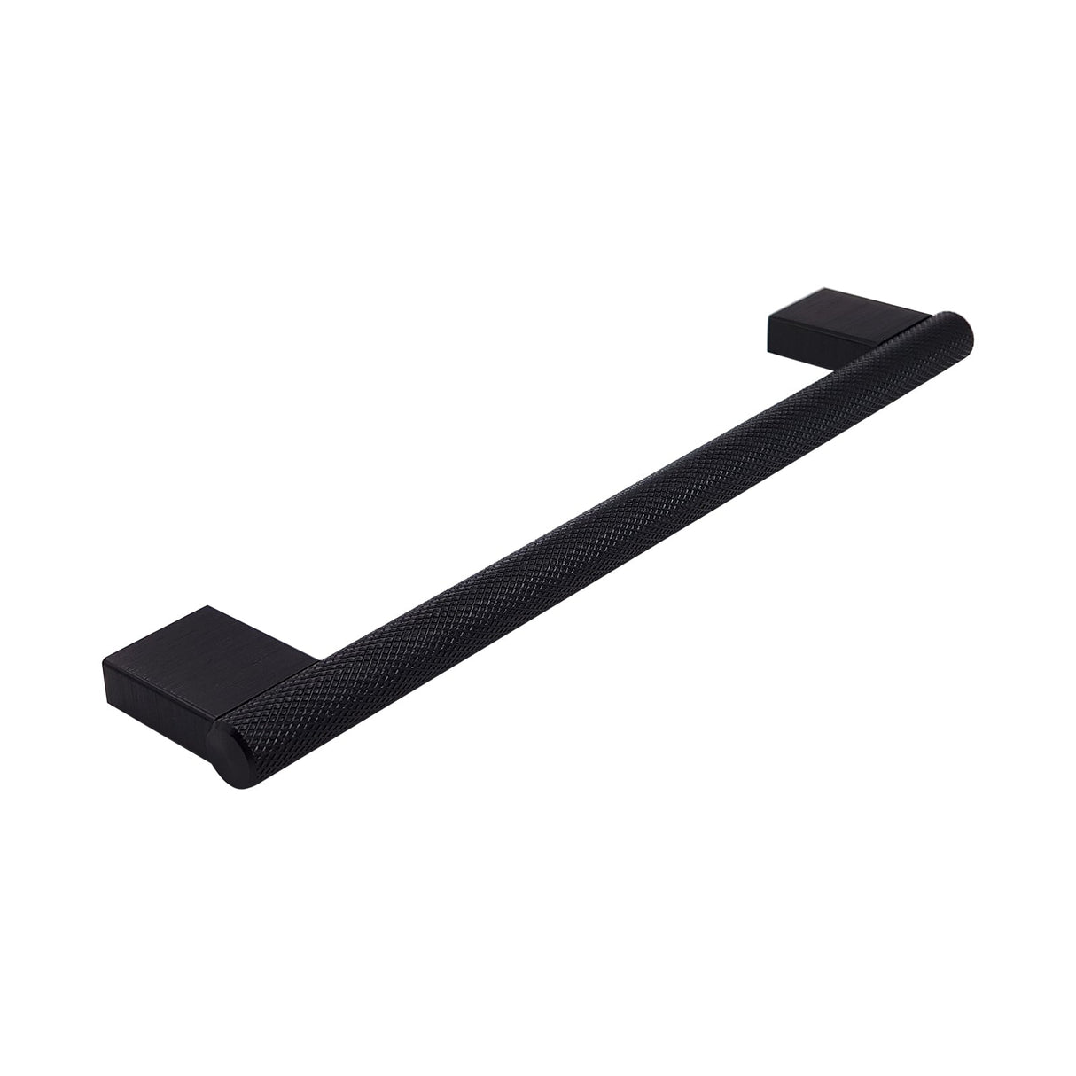 Broxburn Knurled Mini Handle - Black Cabinet Door Knurled Cabinet Door Handles - Bedrooms Plus