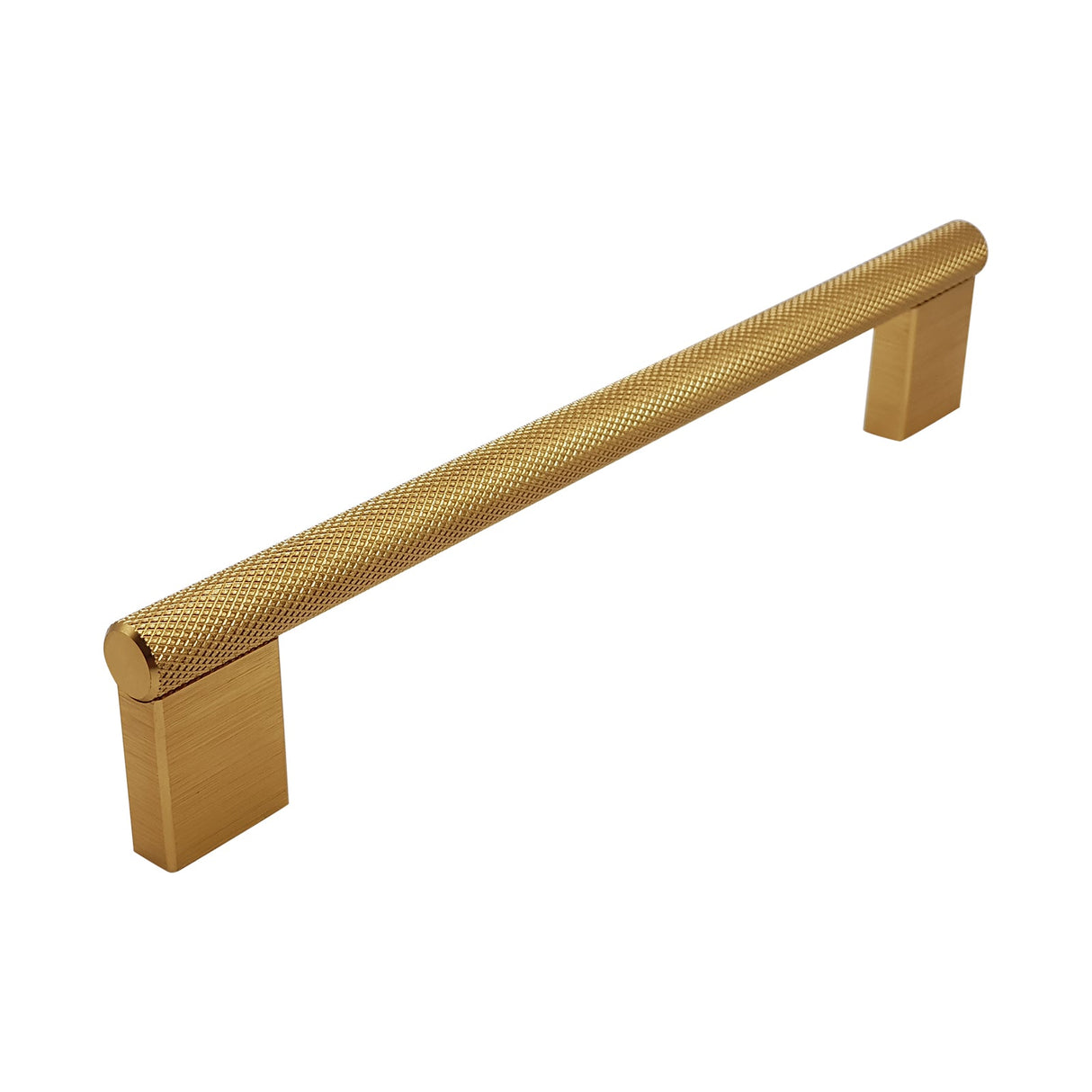 Broxburn Knurled Mini Handle - Dark Brass Knurled Cabinet Door Handles - Bedrooms Plus