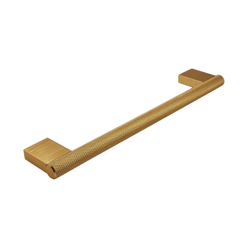 Broxburn Knurled Mini Handle - Dark Brass Knurled Cabinet Door Handles - Bedrooms Plus