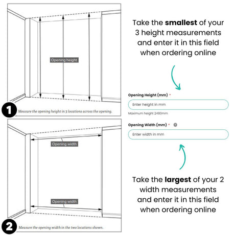 Brushed Black Curve Sliding Door Wardrobe Kit - 2 Door 3 Panel Mirror - Made To Measure - Bedrooms Plus