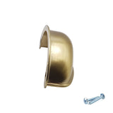 Brushed Brass Cup Handle – 79mm Cabinet Drawer Pull (64mm Centres) | M4TEC VG3 Series - Bedrooms Plus