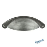 Brushed Iron Drawer Cup Pull Handle – M4TEC Forfar Z3 - Bedrooms Plus