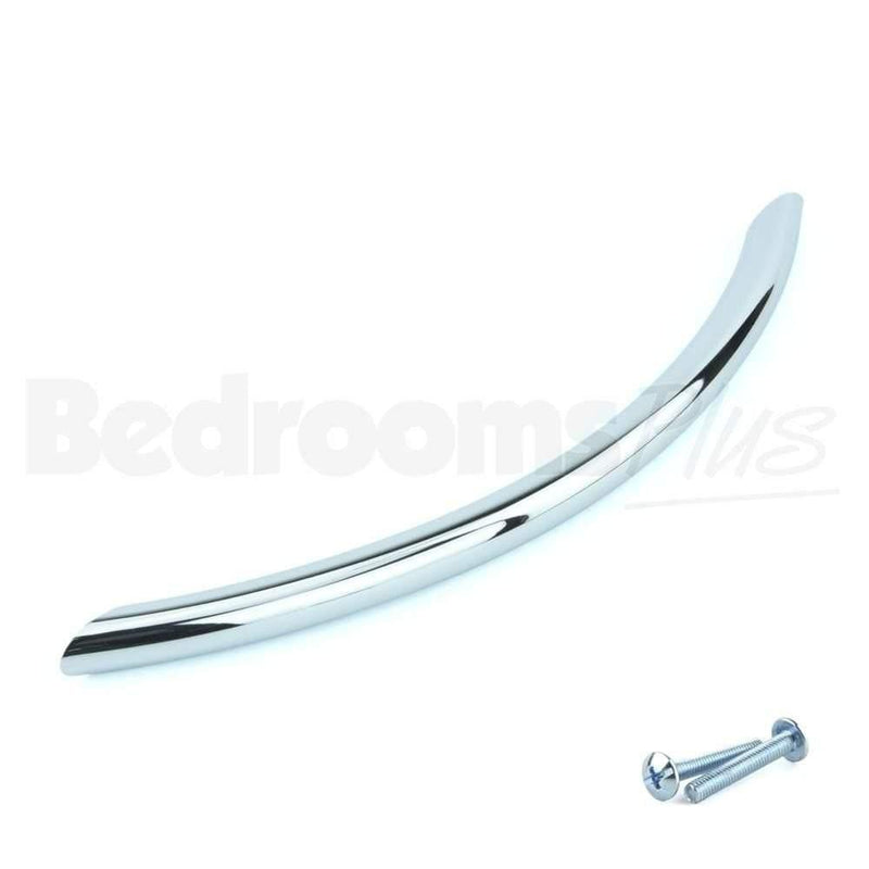 Chrome Cupboard Door Handle M4TEC Craignure O4 96mm - Bedrooms Plus