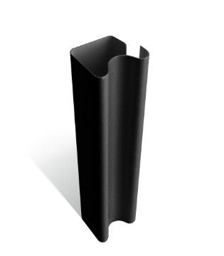 Classic Mirror Sliding Door Wardrobe Kit 4 Panels with Black Steel Frame - Bedrooms Plus