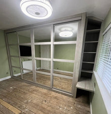Bedrooms Plus sliding wardrobe doors installed by Cottams Carpentry