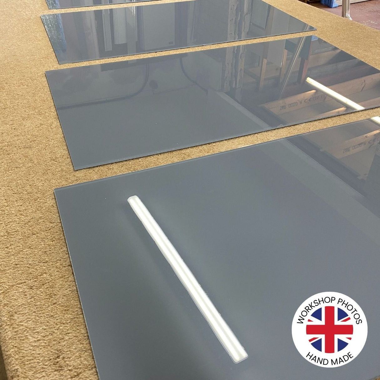 Curve Blue Glass & Mirror Sliding Door Wardrobe Kit 3 Panel - Bedrooms Plus