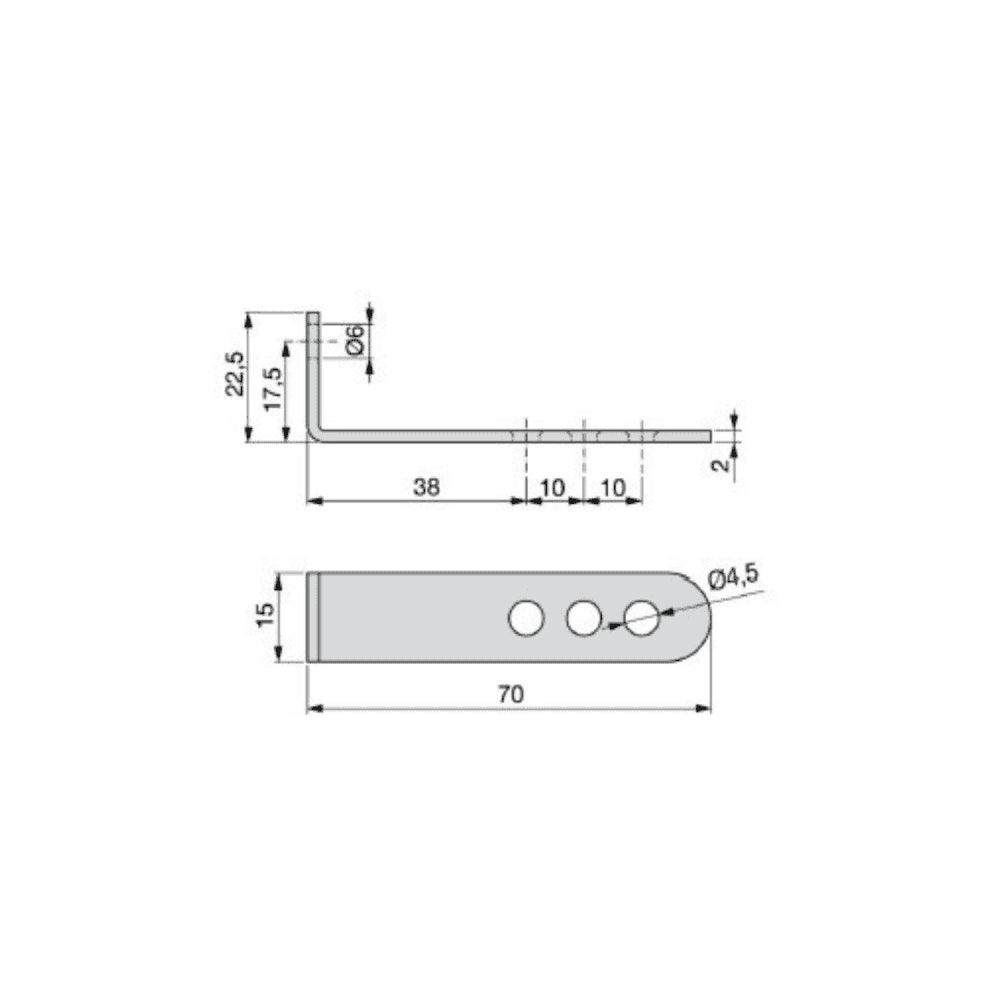 Furniture Fixing Joint L Brackets - Bedrooms Plus