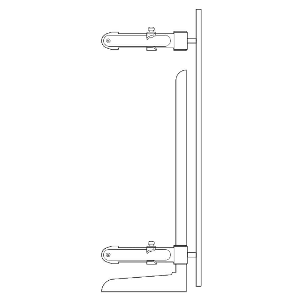 H - JIG Adjustable Kitchen Door Cabinet Handle Drill Template Guide Tool - Bedrooms Plus