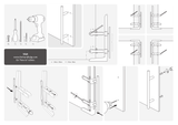 H - JIG Adjustable Kitchen Door Cabinet Handle Drill Template Guide Tool - Bedrooms Plus