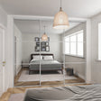Heritage Mirror Sliding Door Wardrobe Kit 3 Panel with Silver Frame - Bedrooms Plus