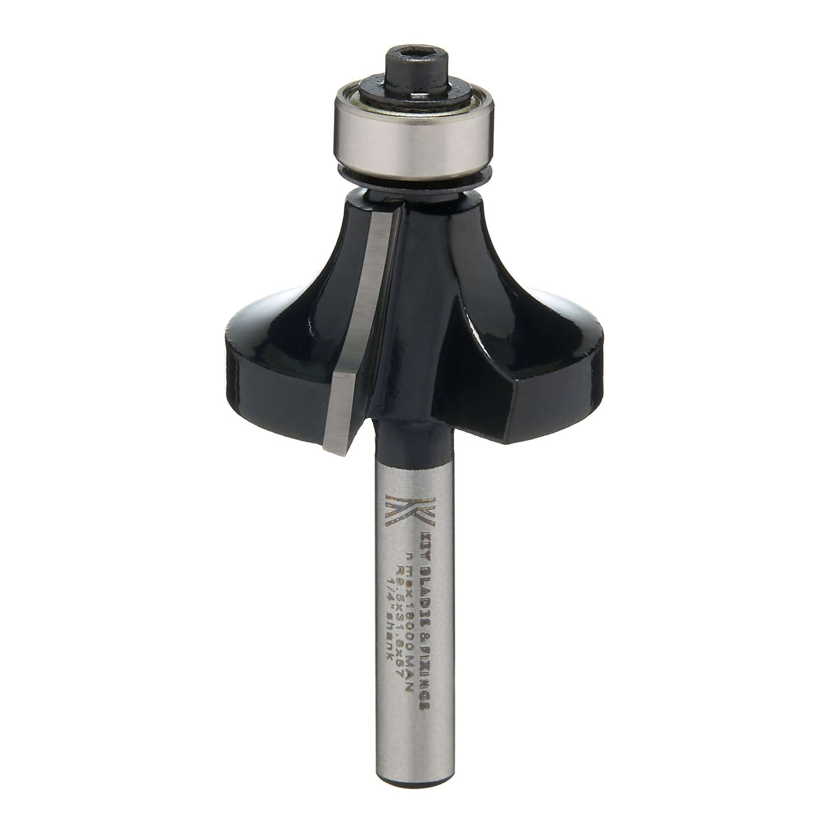 Key Blades 1/4" Rounding Over Router Cutter 9.5mm Radius - R11 - Bedrooms Plus