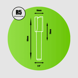 Key Blades Straight Router Cutter 1/4" x 10mm x 19mm - R5 - Bedrooms Plus