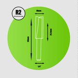 Key Blades Straight Router Cutter 1/4" x 18mm x 25.4mm - R2 - Bedrooms Plus