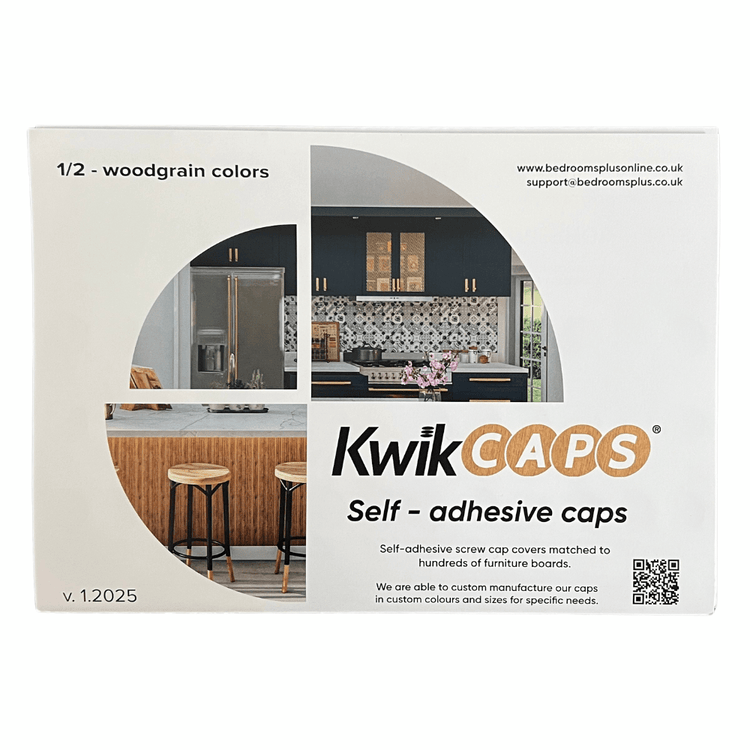 KwikCaps Screw Covers Self Adhesive Caps For Furniture – Bedrooms Plus