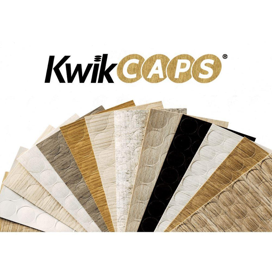KwikCaps Egger-Matched Screw Covers: Hide Screws On Your Furniture ...