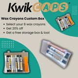 KwikCaps Furniture Soft Wax Touch Up Crayon Stone Grey Egger U727 ST9 (053) - Bedrooms Plus
