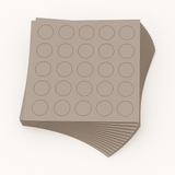 KwikCaps Self Adhesive Screw Cover Caps - Aluminium / Brushed Silvergrey (978) F509 ST2 / F765 ST20 - Bedrooms Plus