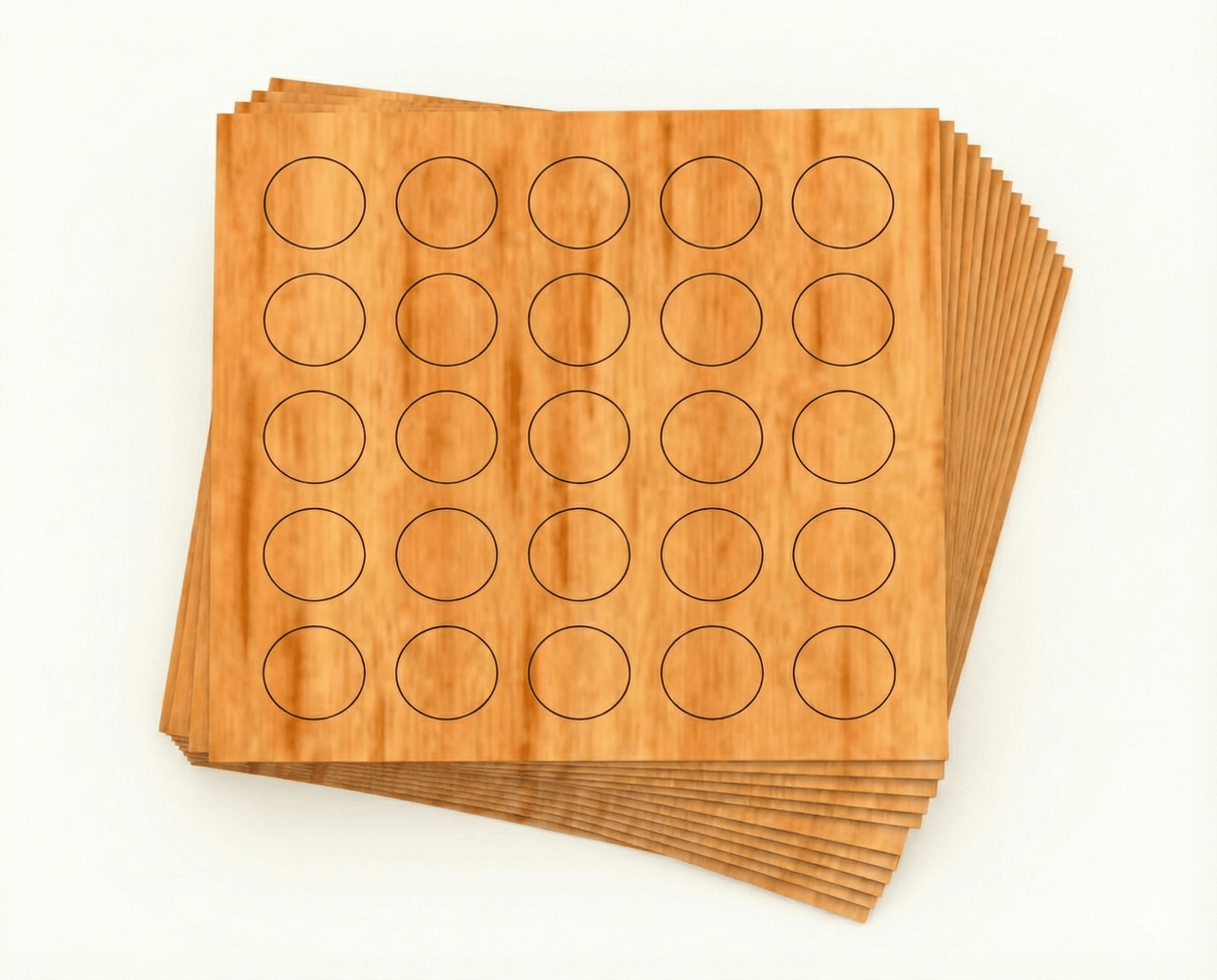 KwikCaps Self Adhesive Screw Cover Caps - Autumn Beech - Bedrooms Plus