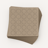 KwikCaps Self Adhesive Screw Cover Caps - Beige Grey Lorenzo Oak / Finsa Roble Joplin (985) H3146 ST19 - Bedrooms Plus