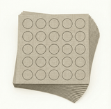 KwikCaps Self Adhesive Screw Cover Caps - Beige Textile / Finsa Lino Cancun 12G (133) F416 ST10 - Bedrooms Plus