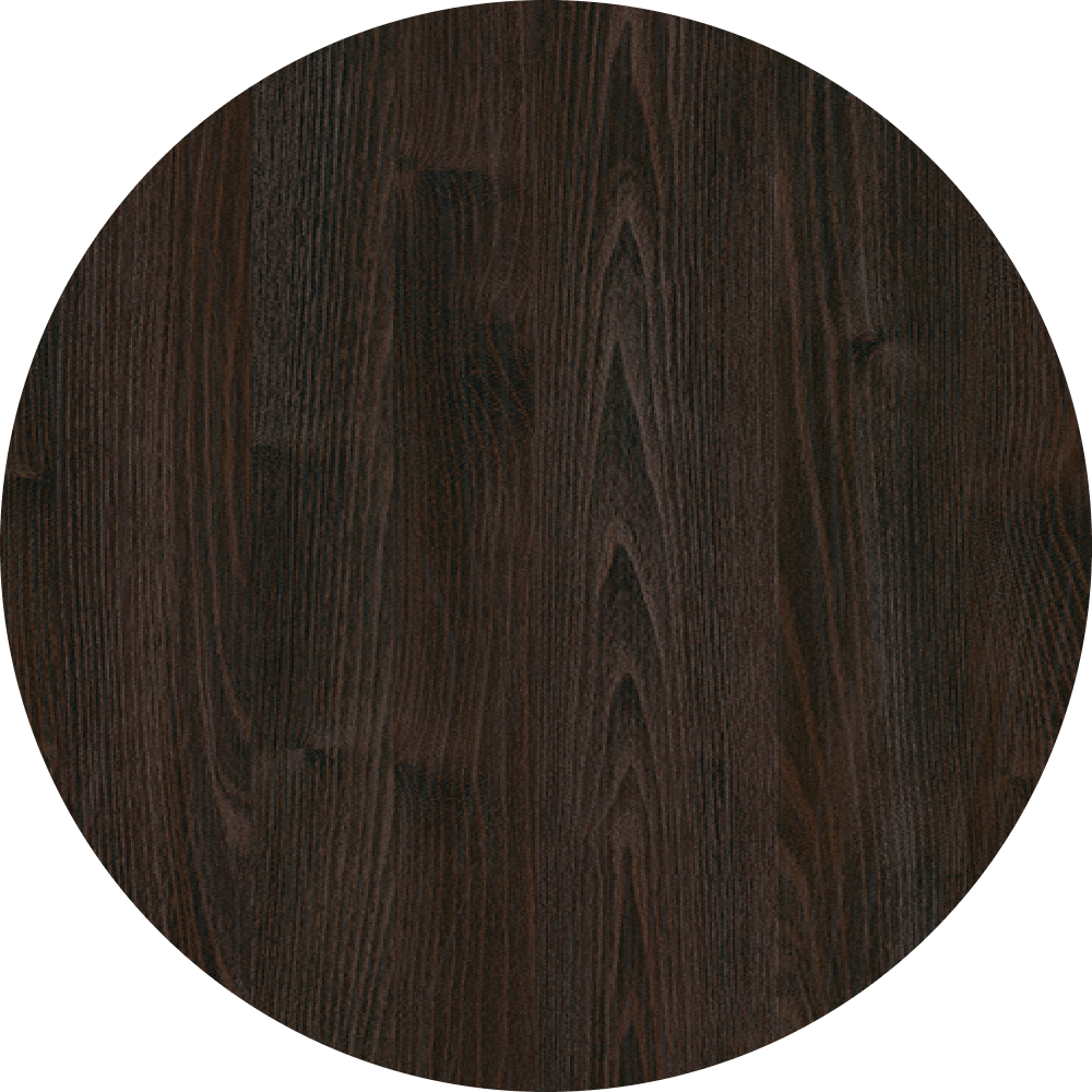 KwikCaps Self Adhesive Screw Cover Caps - Black - Brown Thermo Oak - Egger H1199 (407) - Bedrooms Plus