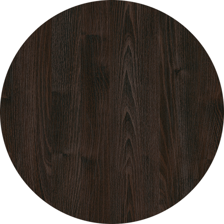 KwikCaps Self Adhesive Screw Cover Caps - Black - Brown Thermo Oak - Egger H1199 (407) - Bedrooms Plus