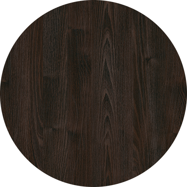 KwikCaps Self Adhesive Screw Cover Caps - Black - Brown Thermo Oak - Egger H1199 (407) - Bedrooms Plus