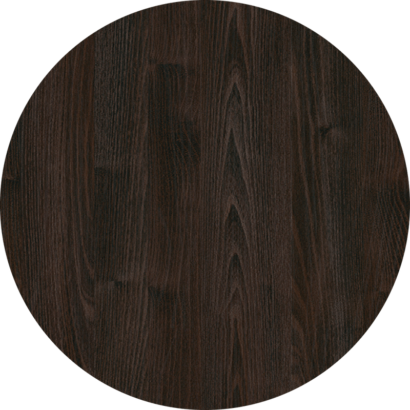 KwikCaps Self Adhesive Screw Cover Caps - Black - Brown Thermo Oak - Egger H1199 (407) - Bedrooms Plus