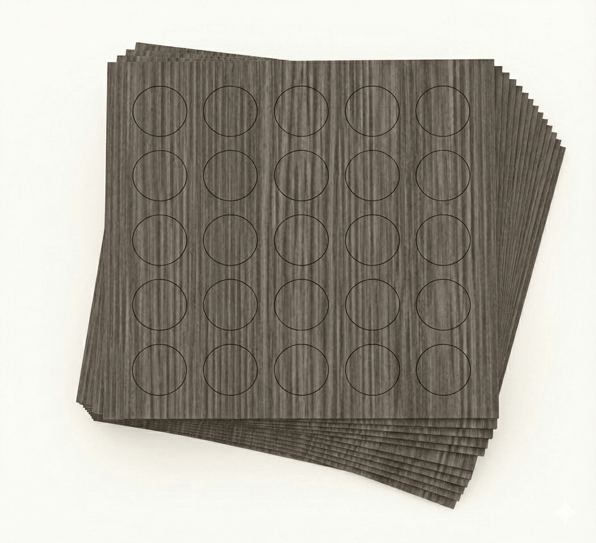 KwikCaps Self Adhesive Screw Cover Caps Brown Grey Avola (049) H1484 ST22 - Bedrooms Plus