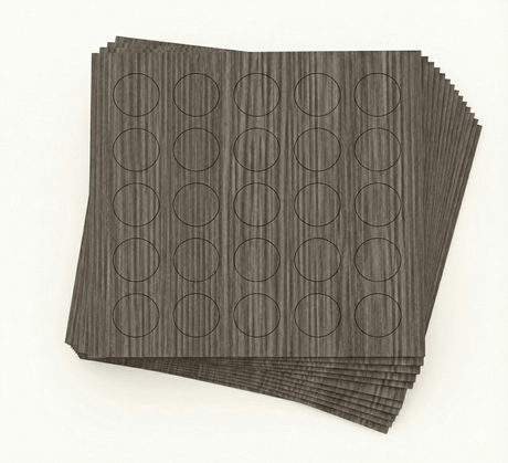 KwikCaps Self Adhesive Screw Cover Caps Brown Grey Avola (049) H1484 ST22 - Bedrooms Plus