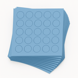 KwikCaps Self Adhesive Screw Cover Caps - Capri Blue (076) - Bedrooms Plus