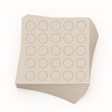 KwikCaps Self Adhesive Screw Cover Caps - Finsa Gris Coco Soft 15R (042) - Bedrooms Plus