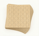 KwikCaps Self Adhesive Screw Cover Caps - Finsa Japanese Ash Atlas 77E (860) - Bedrooms Plus