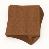 KwikCaps Self Adhesive Screw Cover Caps - French Walnut - Bedrooms Plus